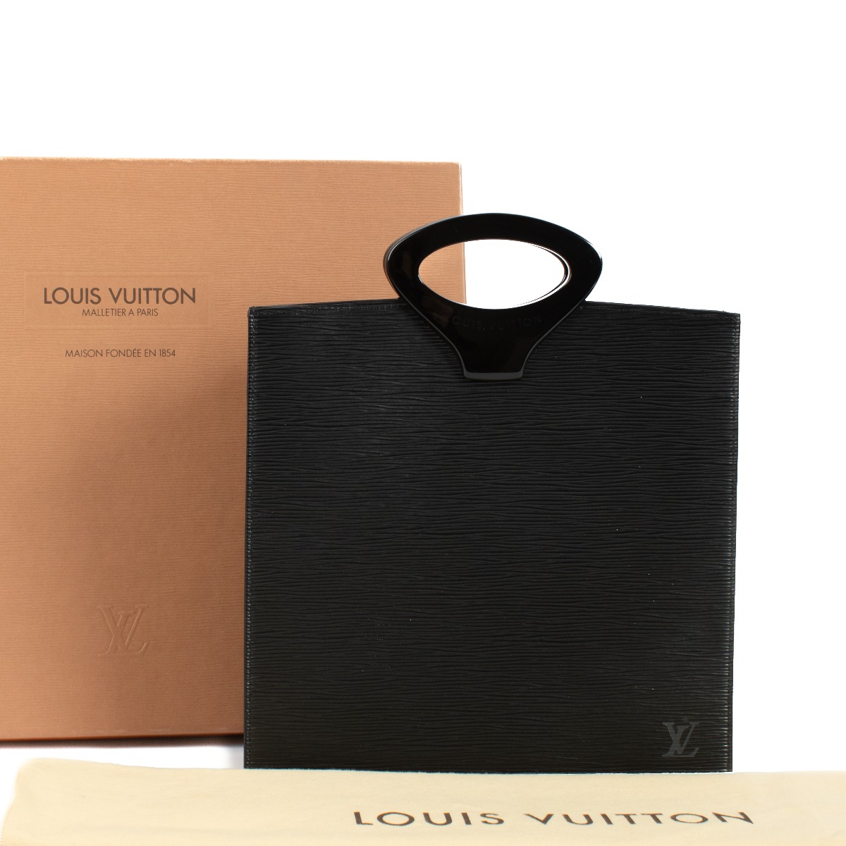 Louis Vuitton Black Epi Leather Ombre Tote Bag ○ Labellov ○ Buy