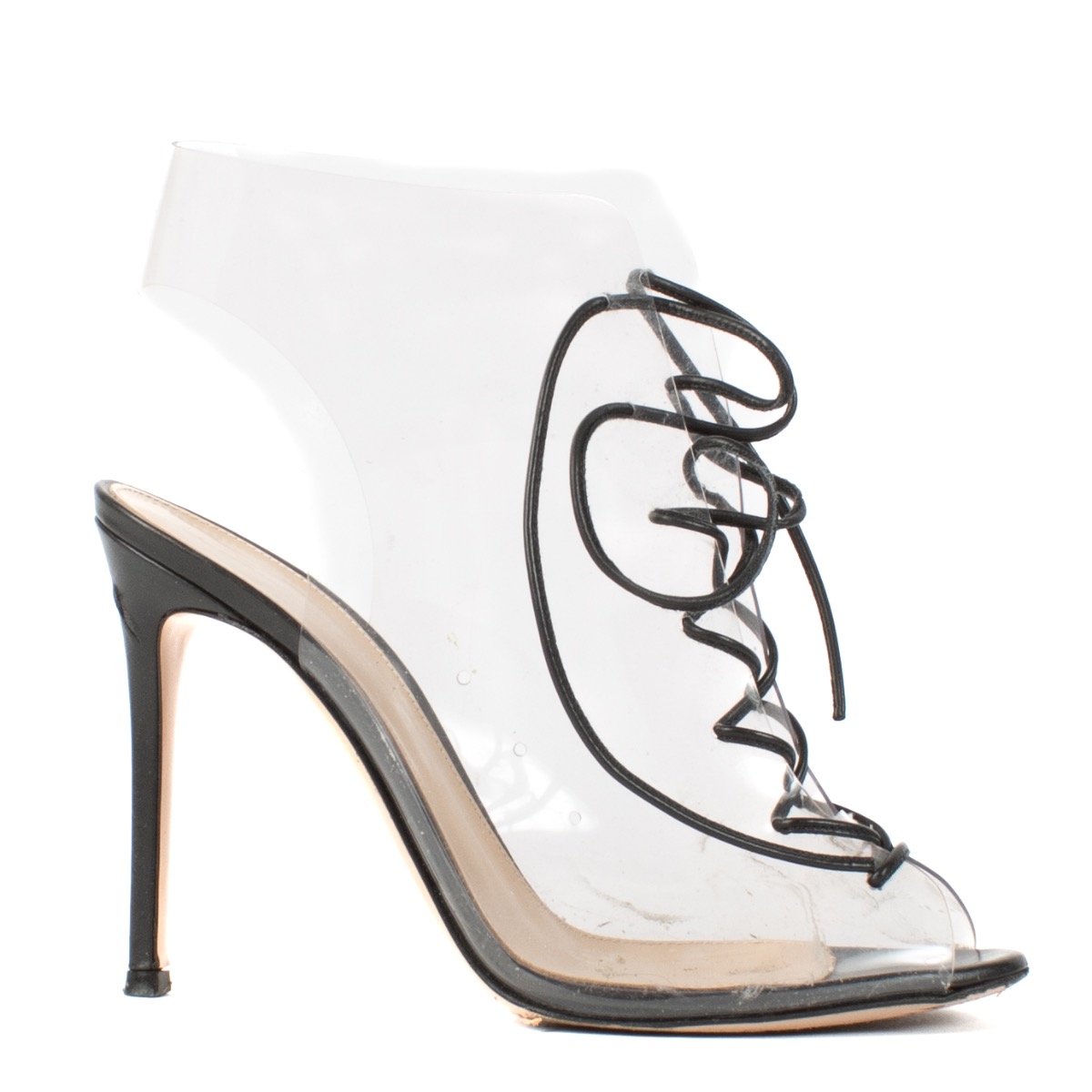 Gianvito rossi clear heels top