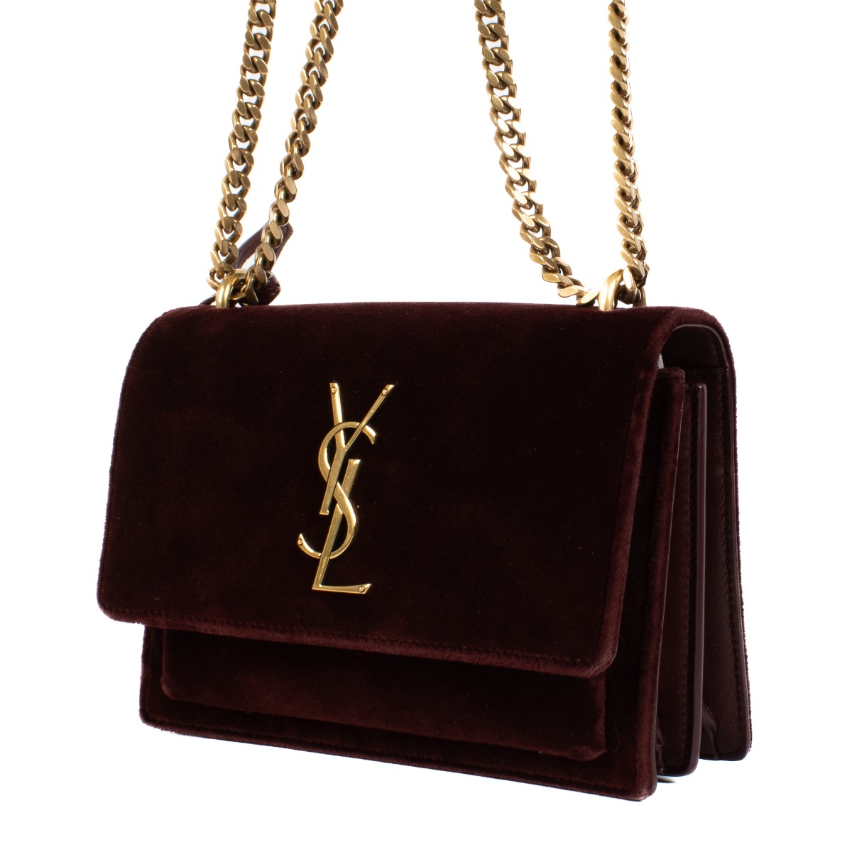 Saint laurent velvet bag sale