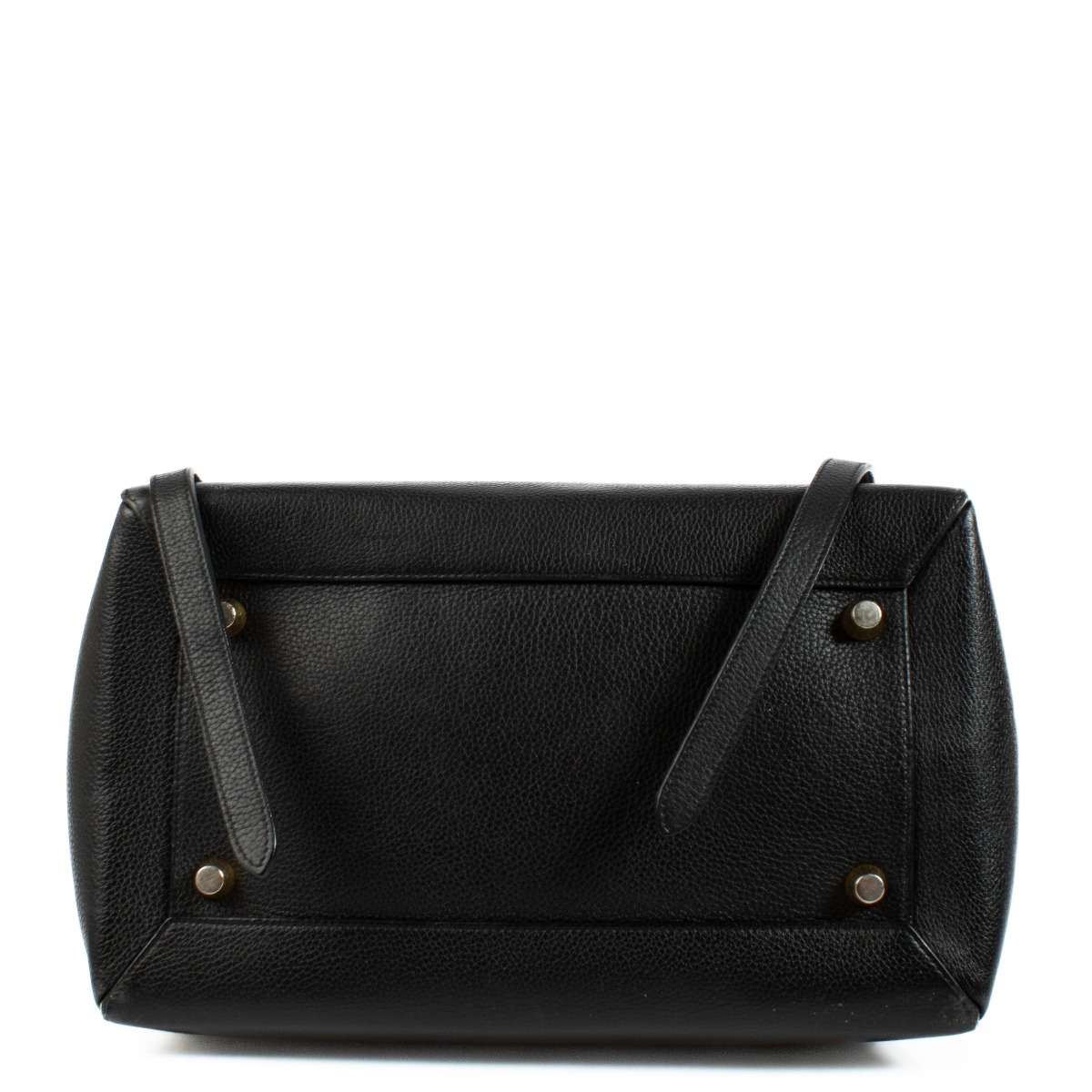 【CELINE】★Vintage★LARGE BELT BAG ラージ ベルトバッグ Celine Black Leather Large Belt Bag ○ Labellov ○ Buy and