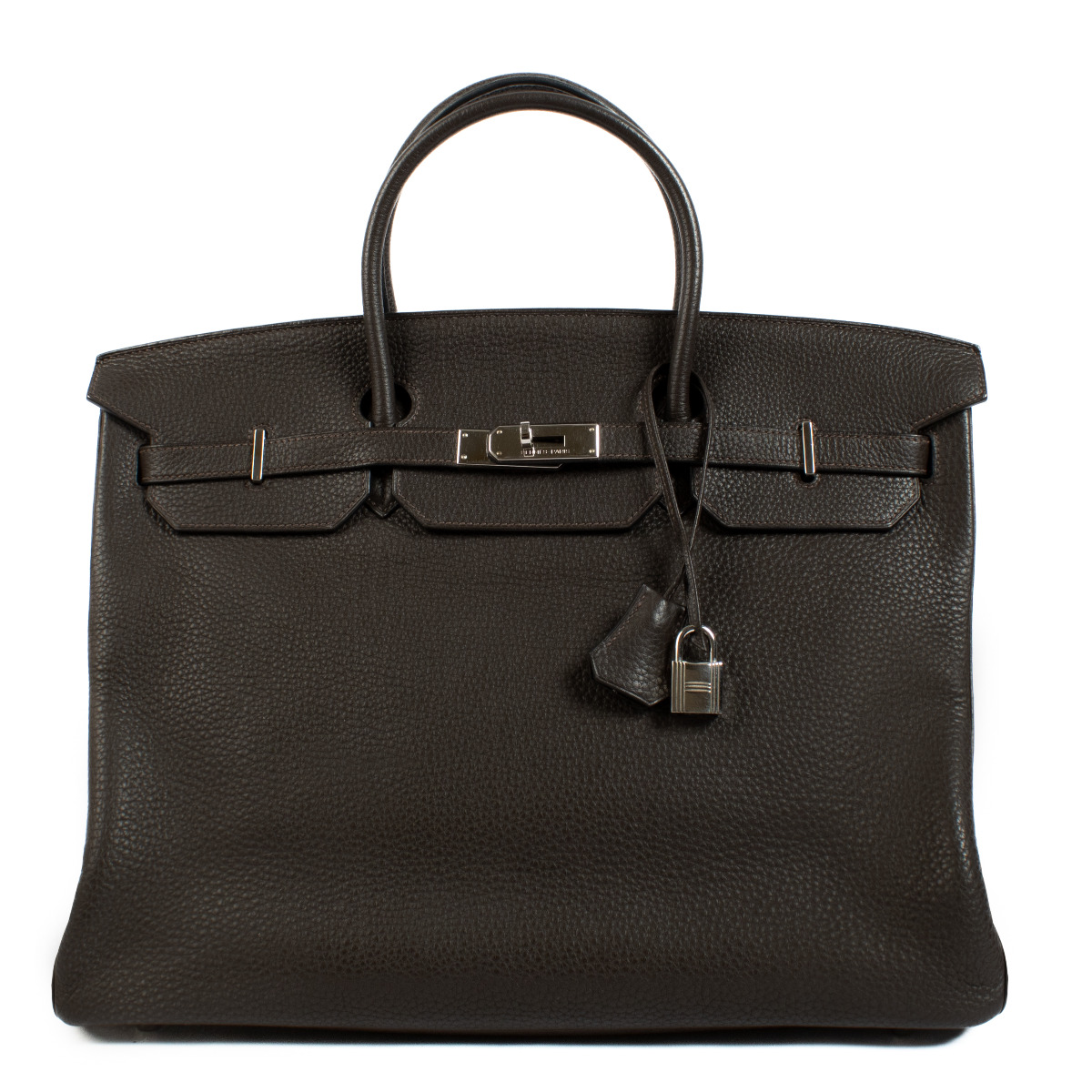 Hermès Birkin 40 Ebene Clemence PHW ○ Labellov ○ Buy and
