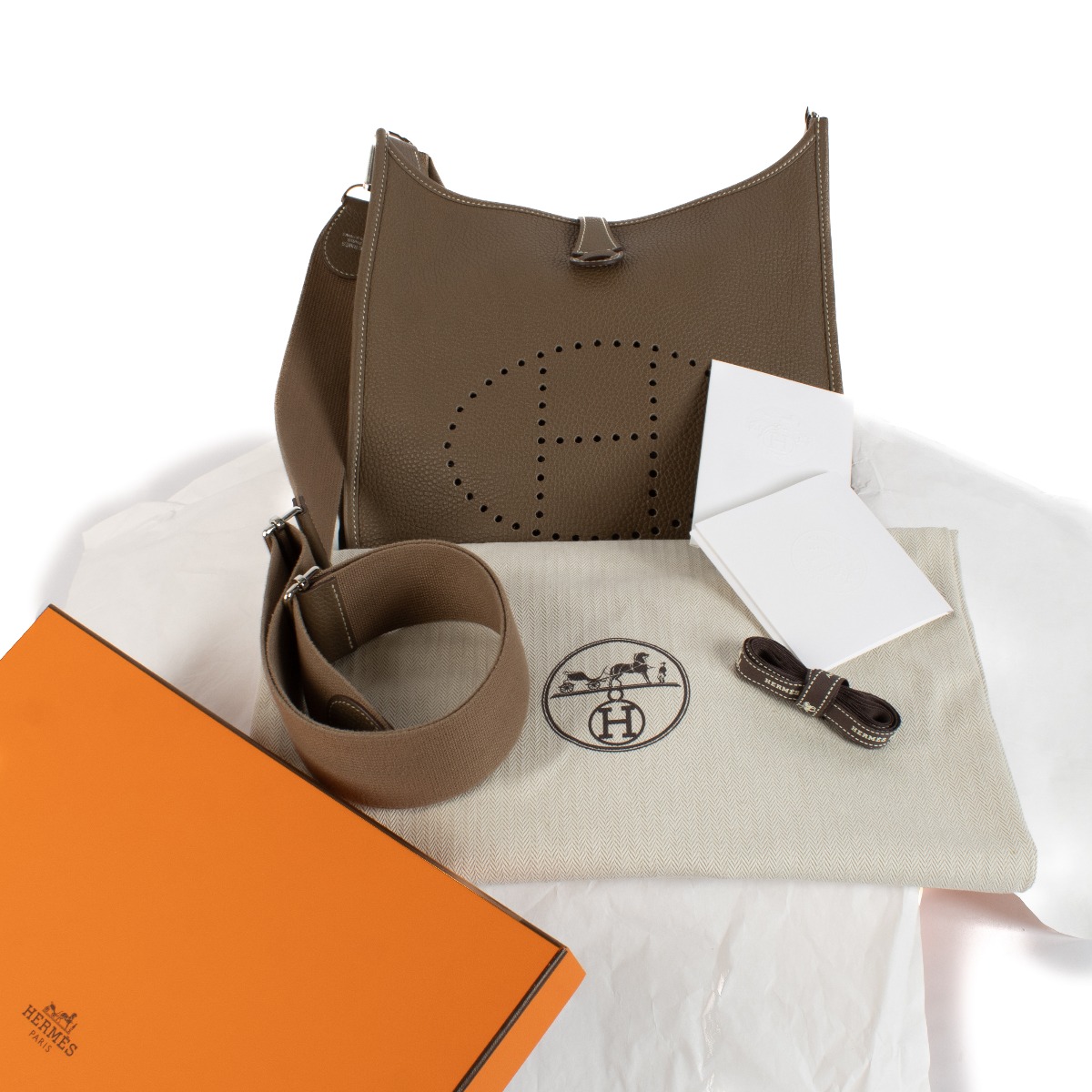 Clemence Hermes Evelyne Etoupe 29 Hermès Evelyne III 29