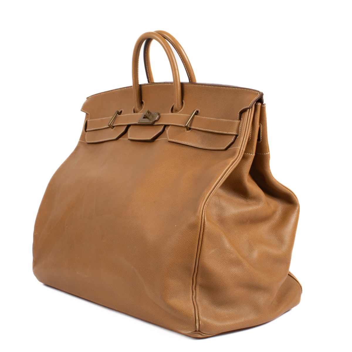 Hermès HAC Haut à Courroies 55 Natural Sable Vache Liegee - Main Image