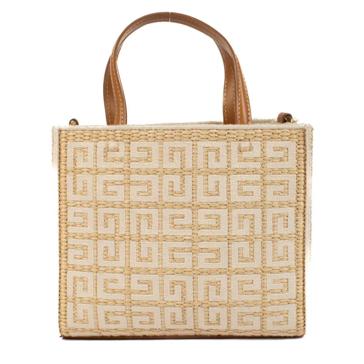 Givenchy 4G Mini G-Tote Raffia Bag ○ Labellov ○ Buy and