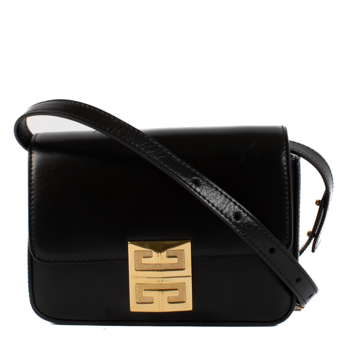 【最新入荷】 Black Givenchy Box Bag Crossbody 4G Small Calfskin バッグ