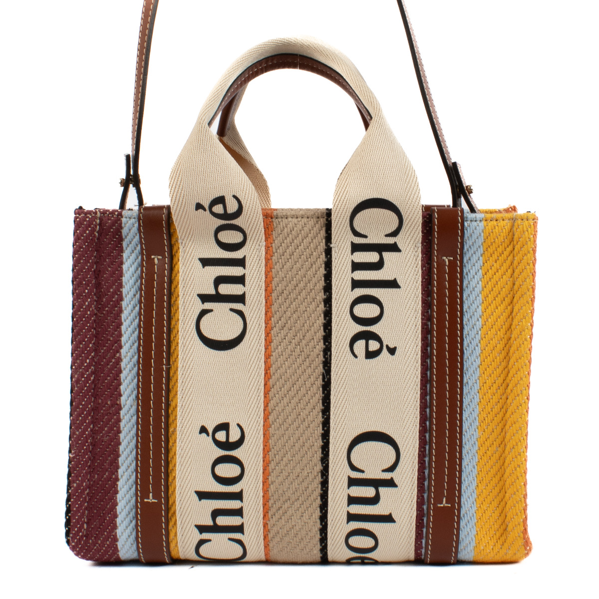 Chloé Multicolor Small Woody Bag ○ Labellov ○ Buy and Sell