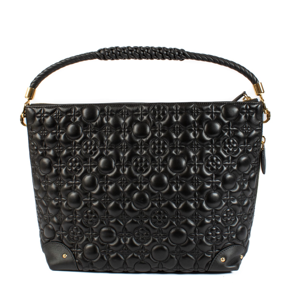 Louis Vuitton Black Monogram Triangle Softy Shoulder Bag Labellov Buy and Sell Authentic Luxury