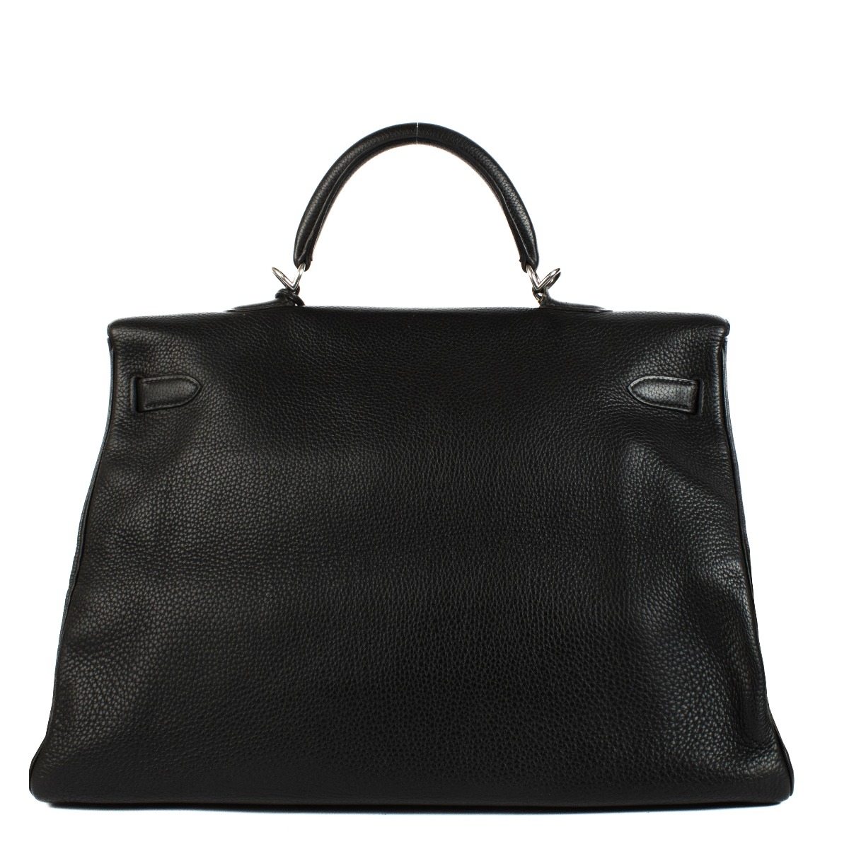 Hermes Kelly 50 Voyage Black Taurillon Clemence PHW Labellov Buy and Sell Authentic Luxury