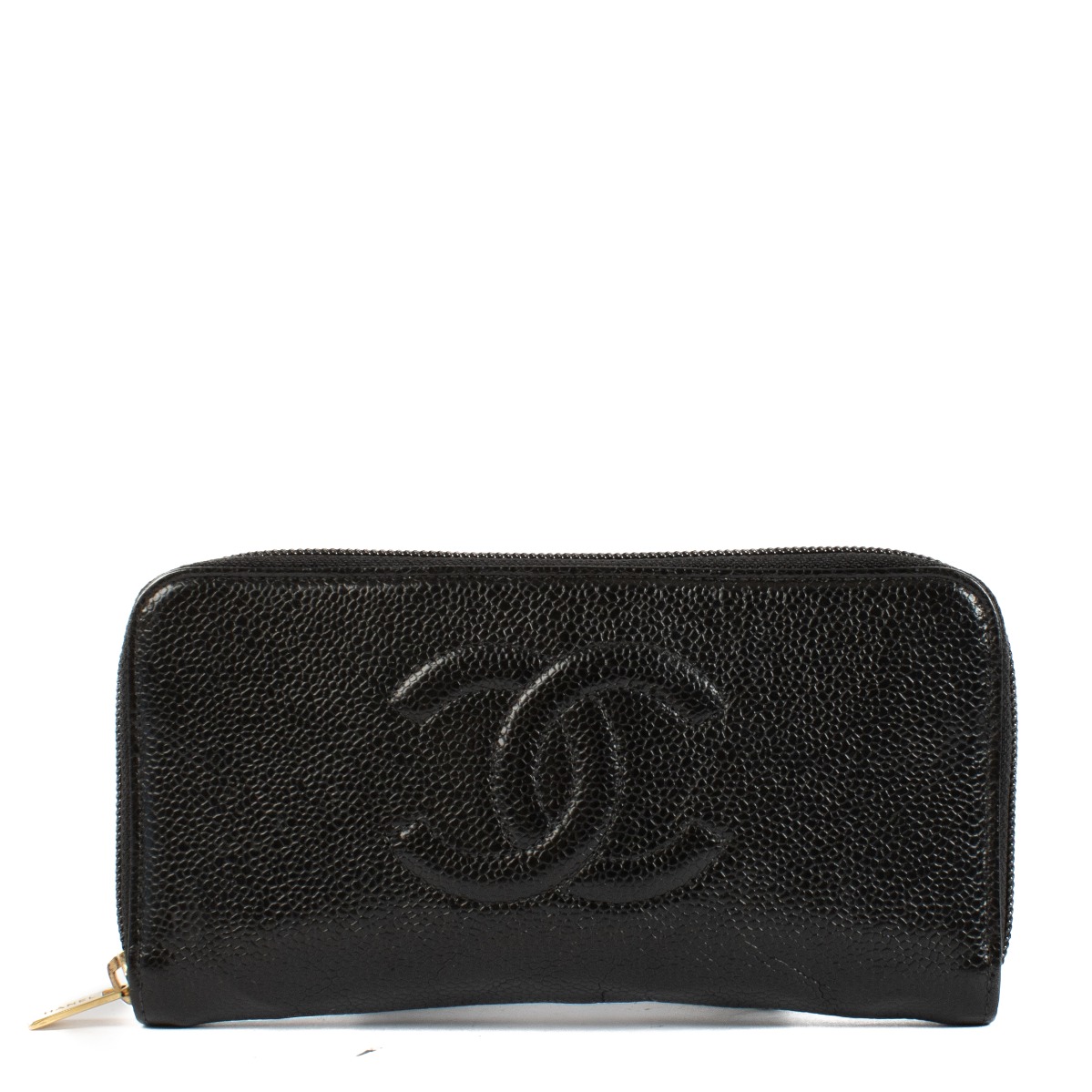 小物 CHANEL CC Mark Wallet Caviar Skin Black COCO CHANEL Mark Long Black Wallet – The Walker Signature