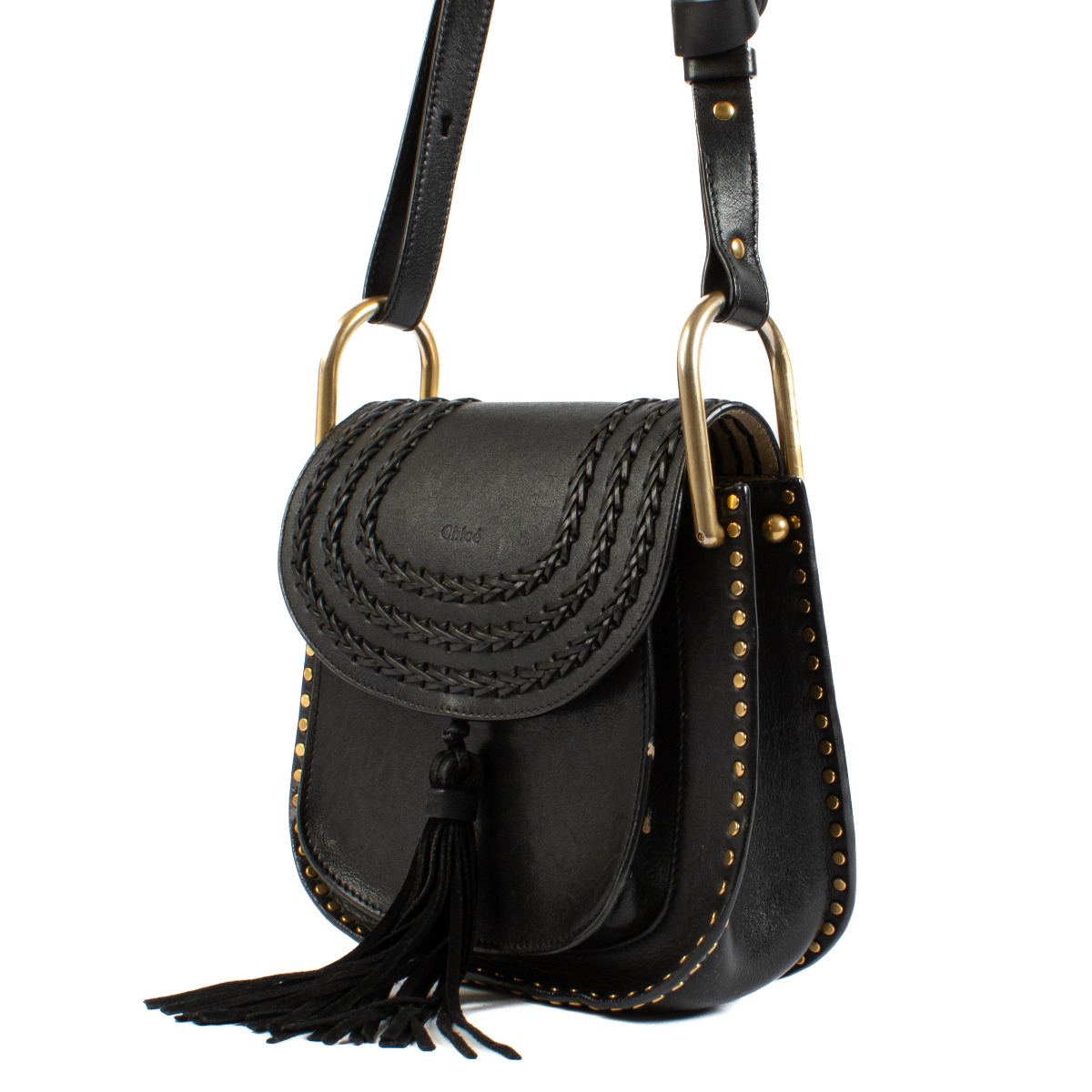 Chloe Black Leather Hudson Small Crossbody Bag Labellov Buy and Sell Authentic Luxury