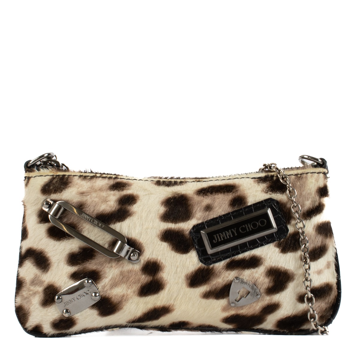 小物 LATE 80s LEOPARD BUM FLAP Vera Shoulder bag | Leopard-print pony-style leather