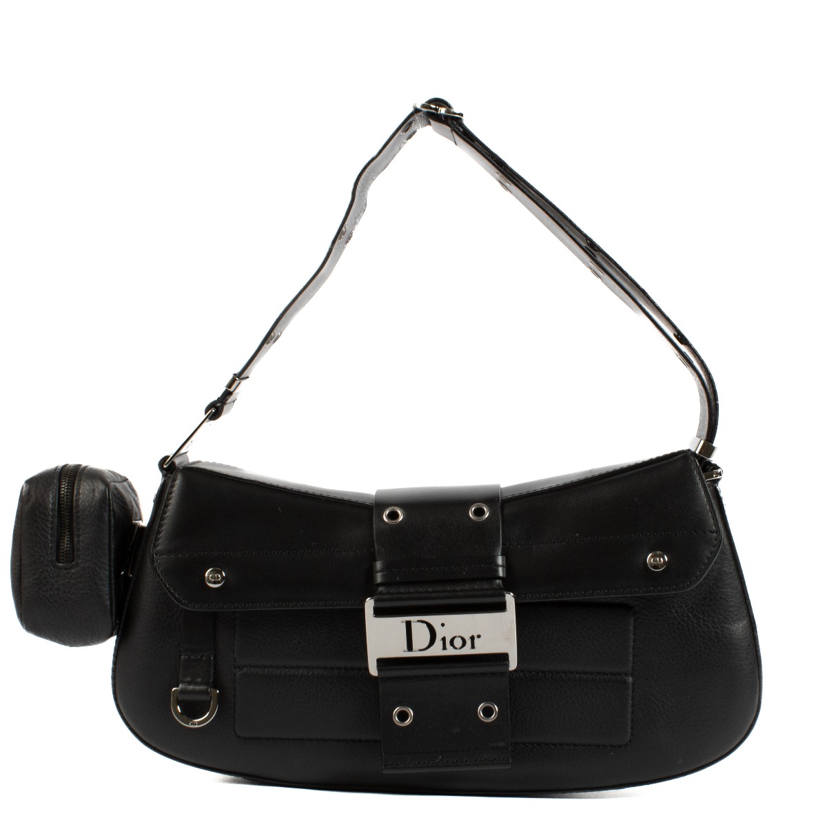 Christian Dior Street Chic バッグ Christian Dior Black Leather Street Chic Columbus Avenue Bag