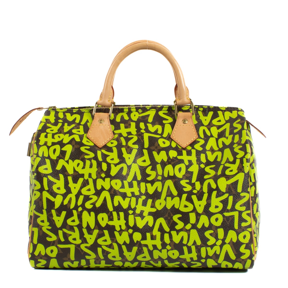 Pre-Owned Stephen Sprouse x Louis Vuitton Leopard Speedy 30
