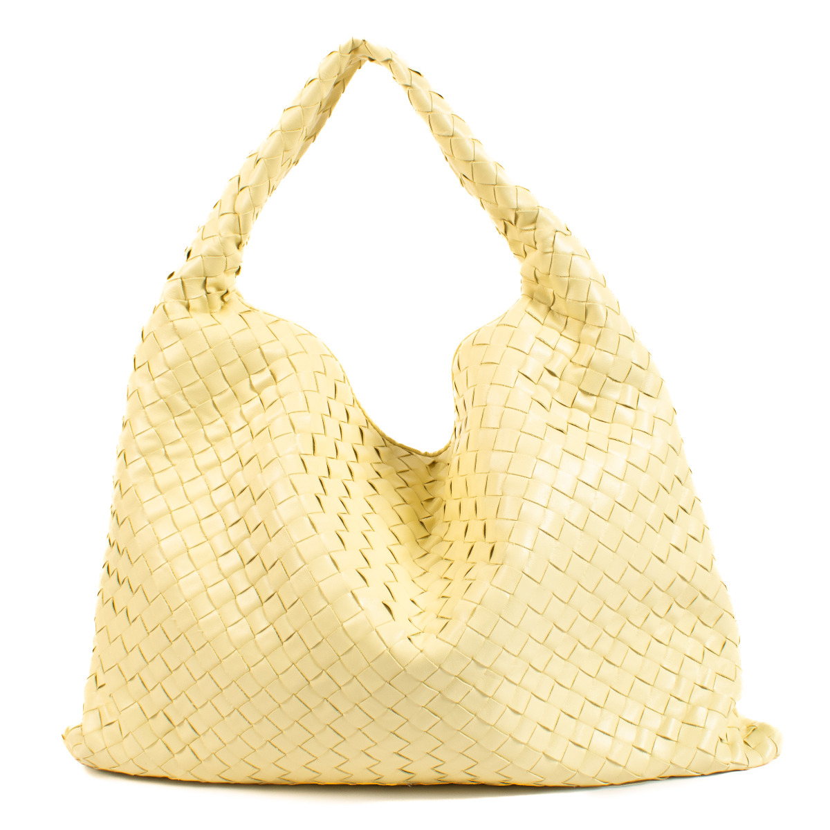 【Milk】bottega veneta Bottega Veneta Camomile Intrecciato Large Hop Bag