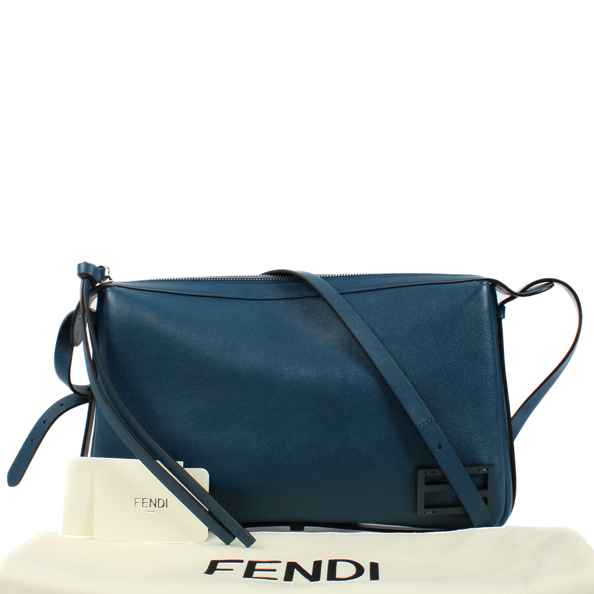 Fendi Teal Blue Simply Medium Bag ○ Labellov ○ Buy and
