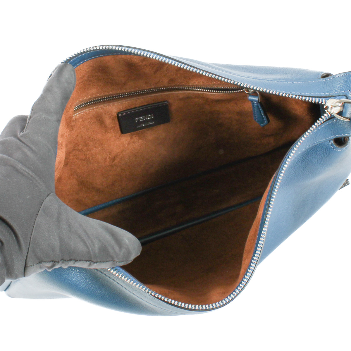 Fendi Teal Blue Simply Medium Bag ○ Labellov ○ Buy and