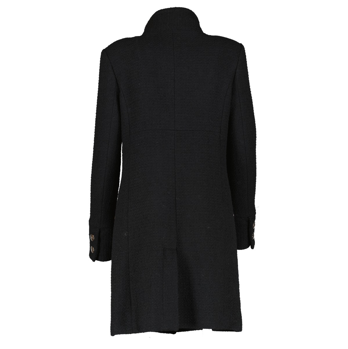 Chanel black coat deals