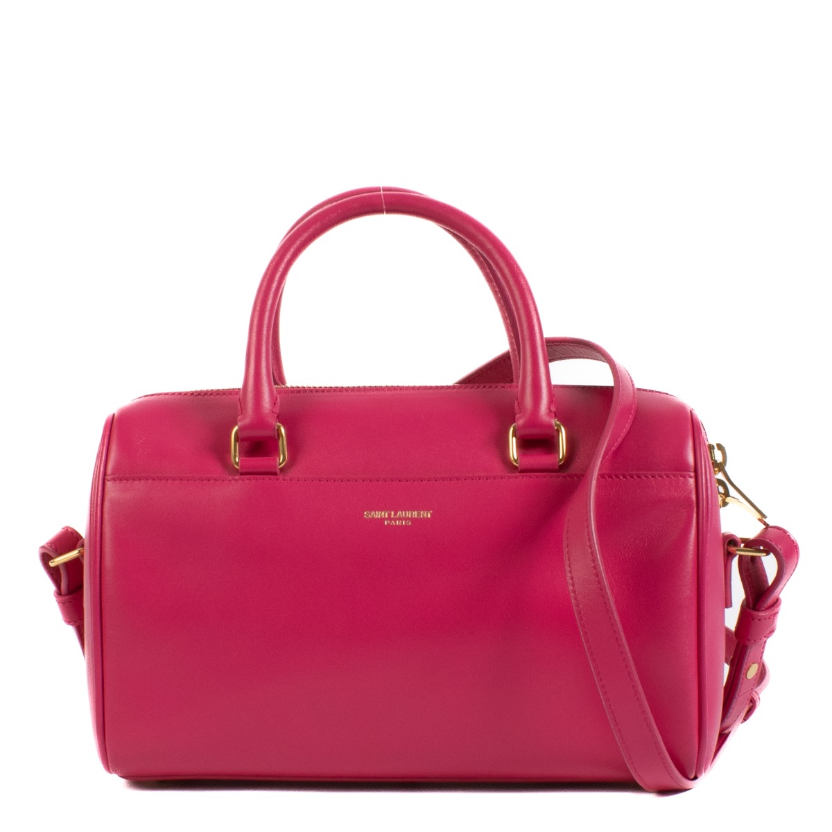 Saint Laurent Pink Baby Boston Bag ○ Labellov ○ Buy and