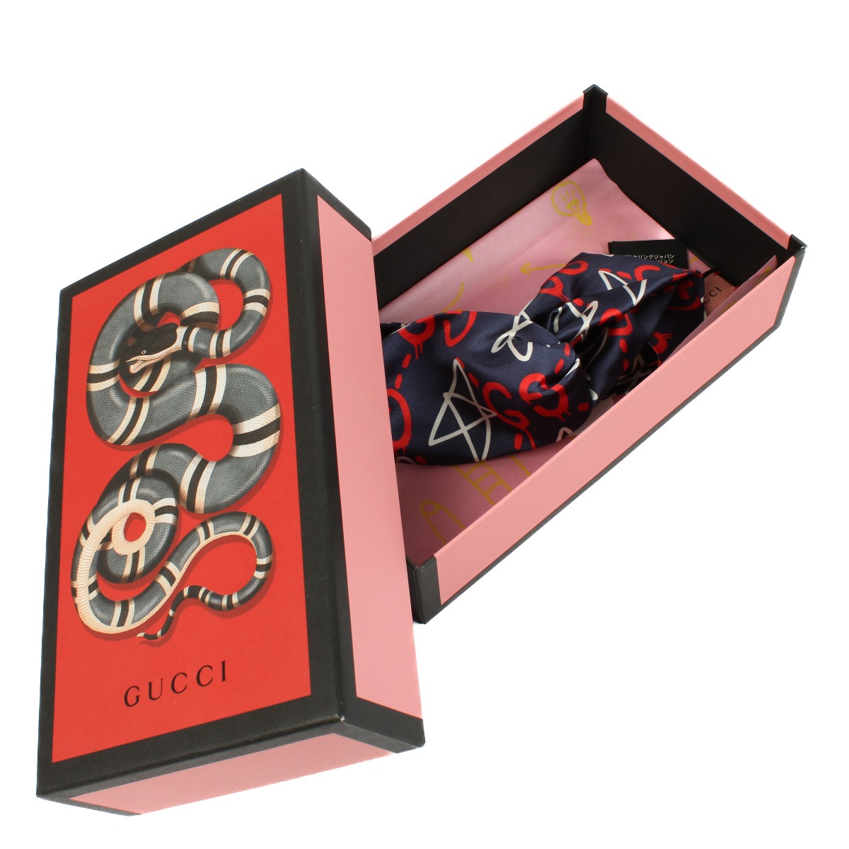 タグ付未使用品】GUCCI グッチ シルク ヘアバンド フローラル