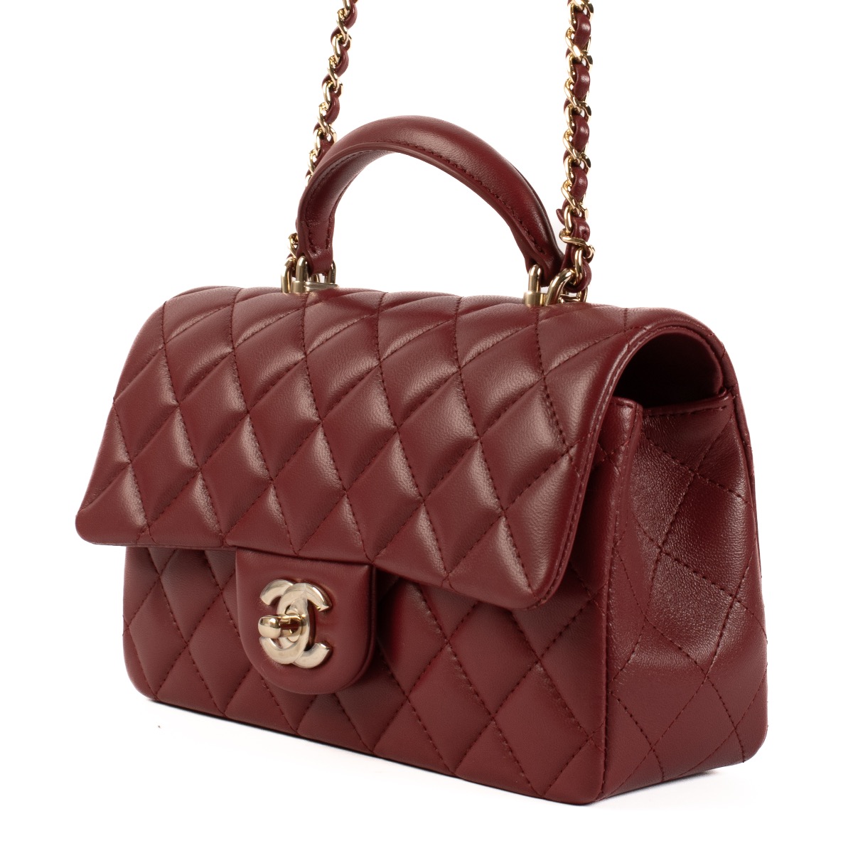 Mini Flap Bag Chanel Mini Coco Handle Price Chanel Burgundy