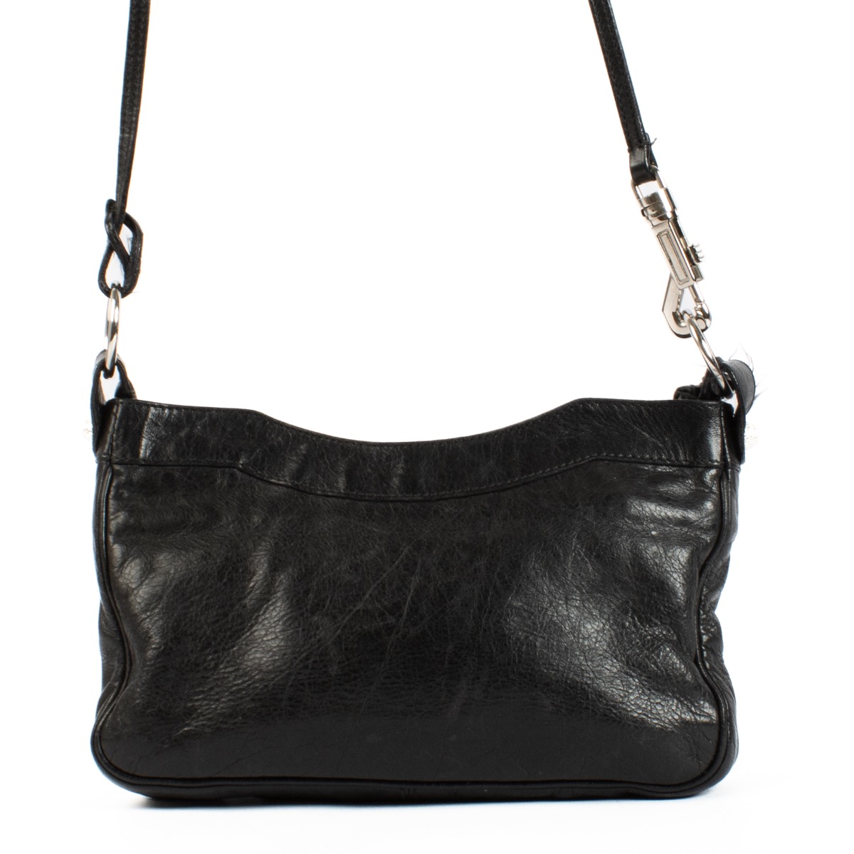 Balenciaga Black Giant Hip Crossbody Bag ○ Labellov ○ Buy