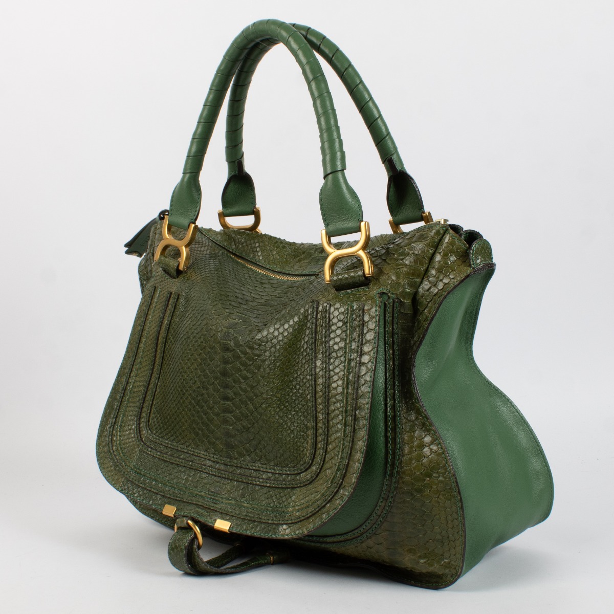 【関税＆送料込み】ChloAC Marcie In Garnet Leather Bags Chloé Marcie Handbag 384976 | Collector Square