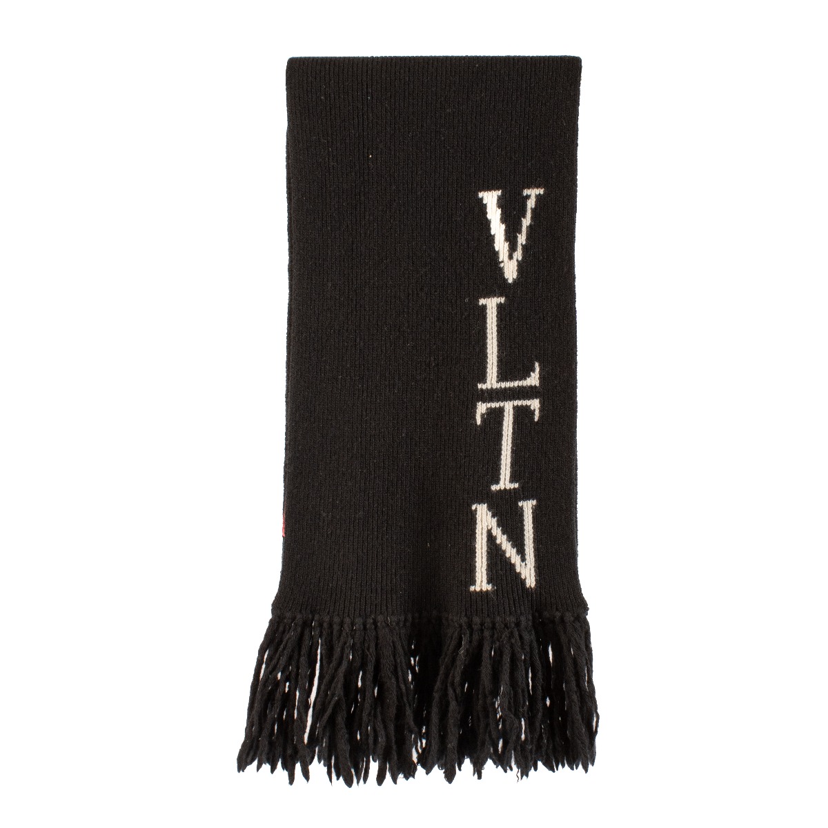 VALENTINO☆VLTN ロゴ ウール&カシミヤ マフラー スカーフ Valentino Garavani Jacquard Wool Cashmere Logo Scarf New