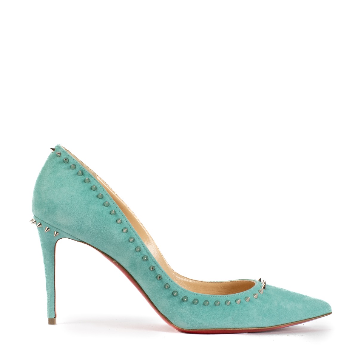 Christian Louboutin Veau Velours Anjalina 85 Pumps Size 39 Labellov Buy and Sell Authentic Luxury