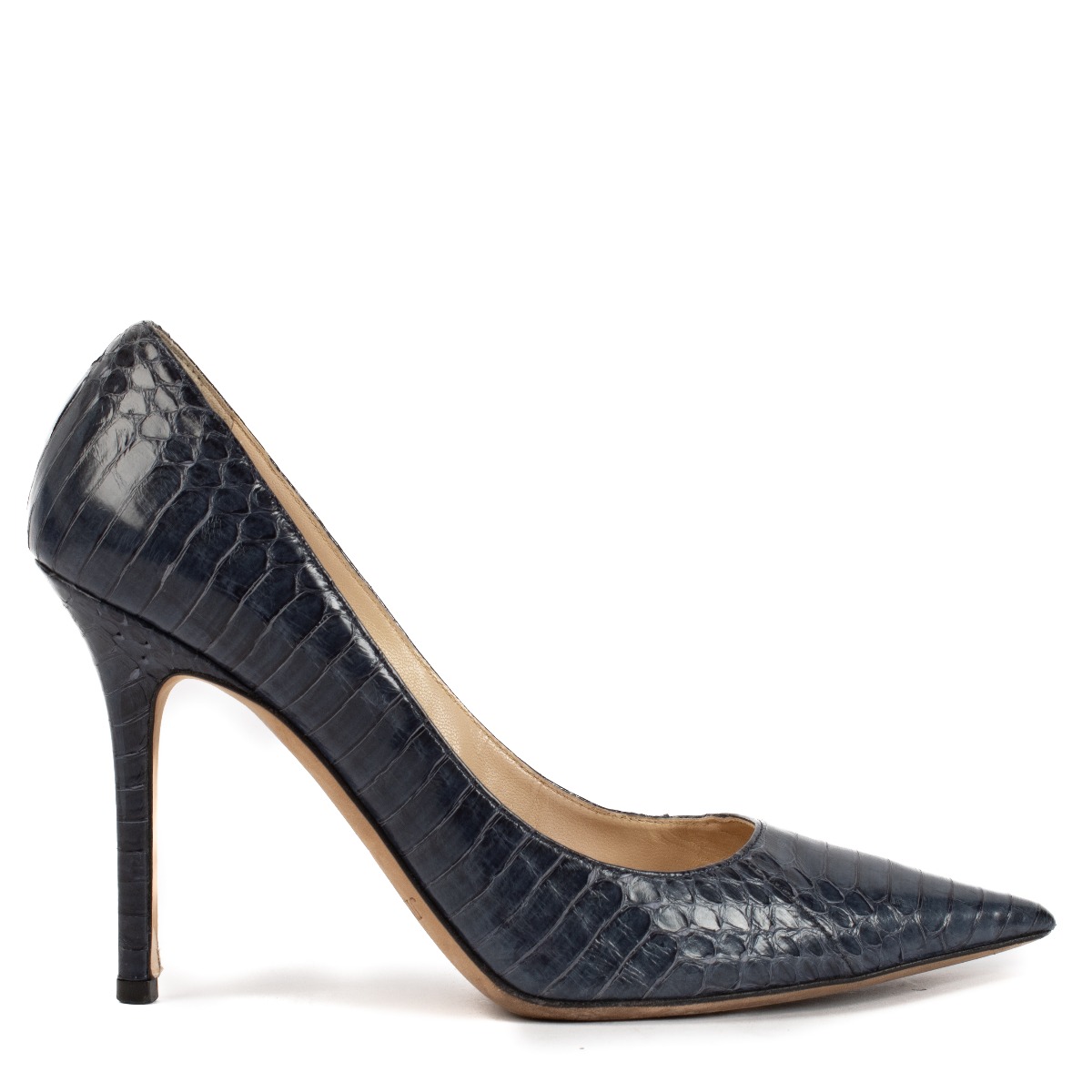 Jimmy Choo Blue Python Love Pumps - Size 36 1/2 ○ Labellov Jimmy Choo Blue Python Love Pumps - Size 36 1/2 ○ Labellov