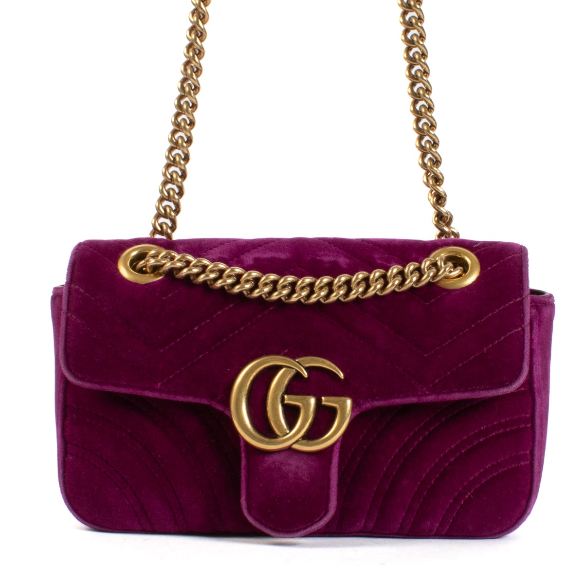 Purple gucci marmont bag clearance