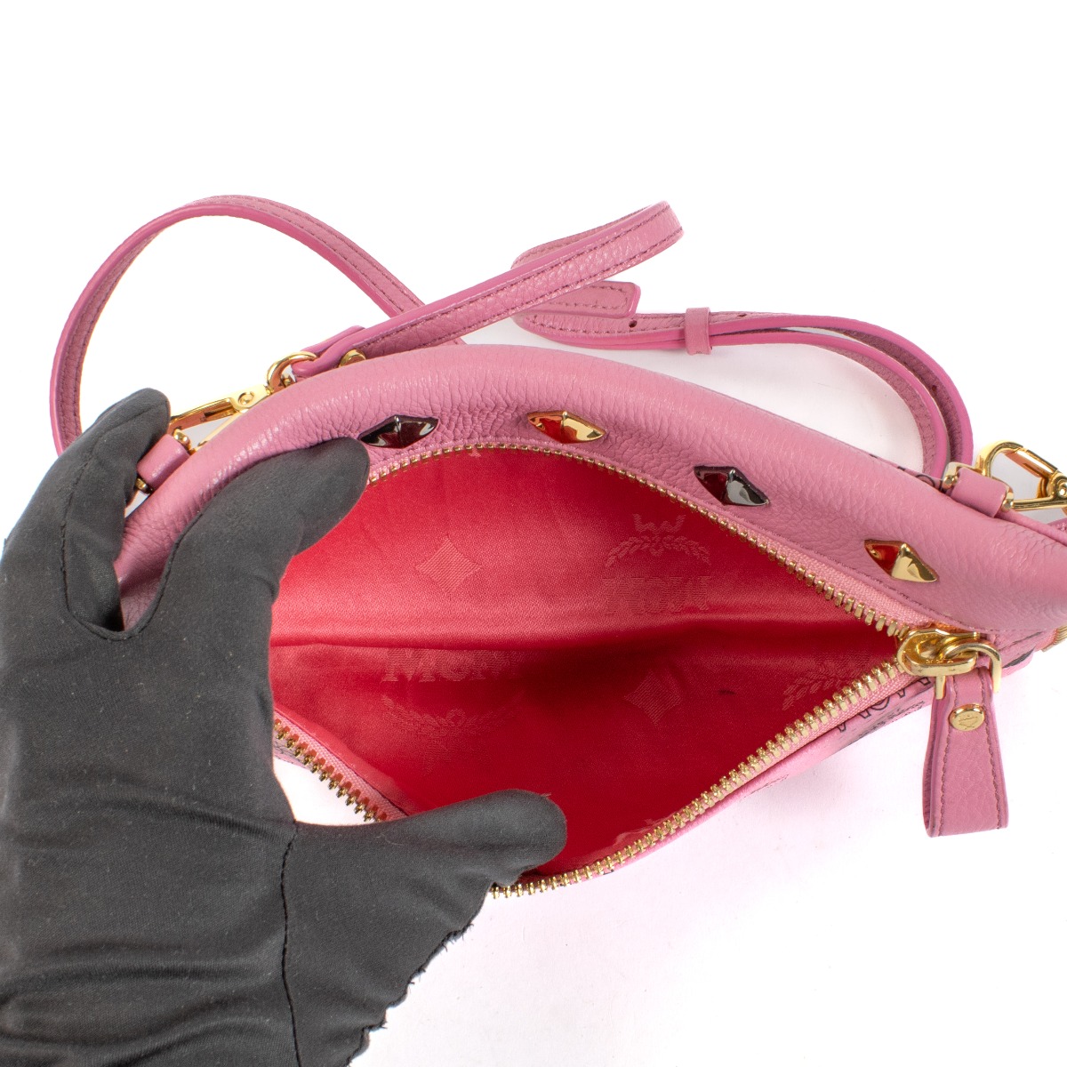 MCM×LOVERESS MCM Loveless collaboration bag, clutch second men's and