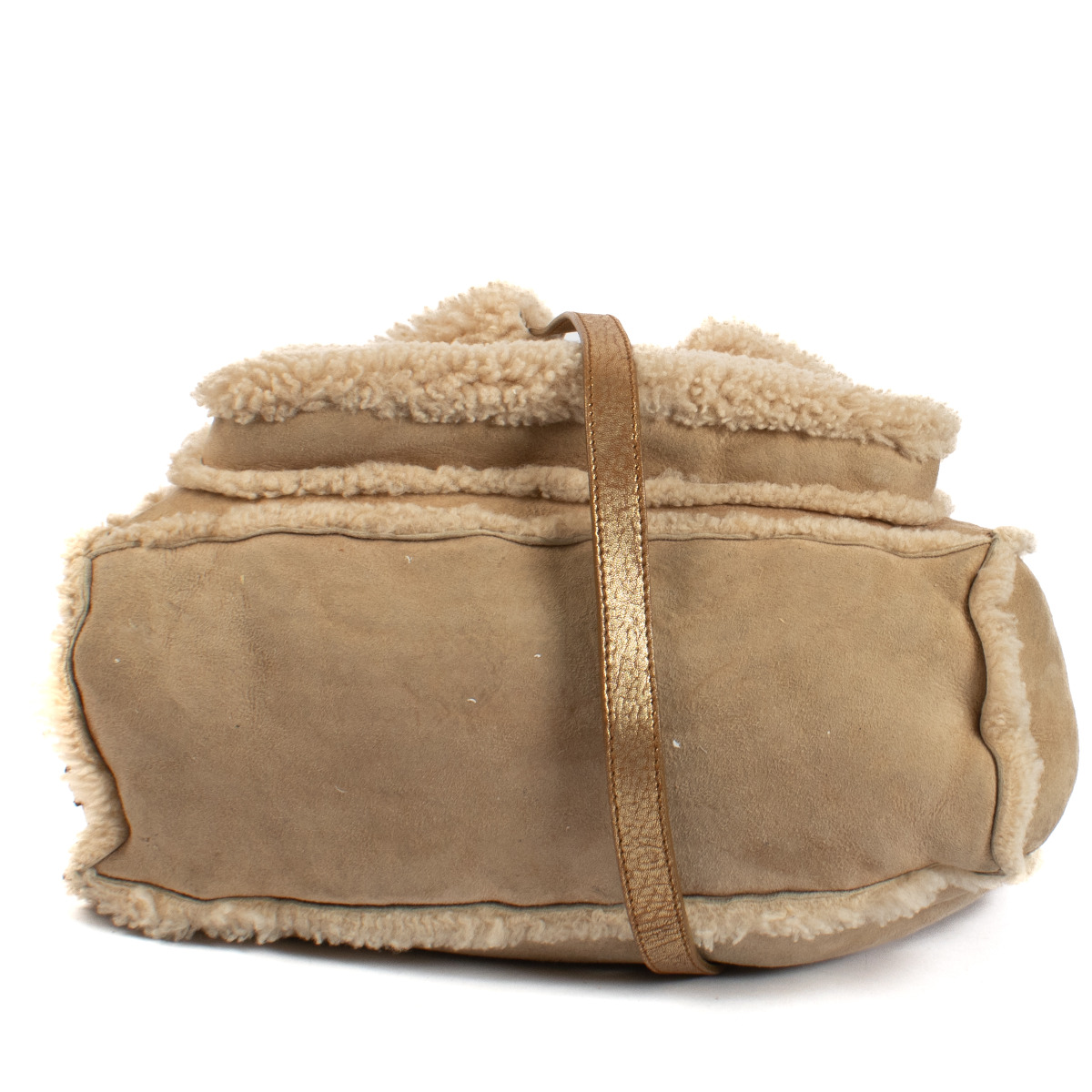 【SALE】 ◆MIUMIU◆ Shearling Tote bag トートバッグ Miu Miu Tan Shearling Logo Tote Miu Miu