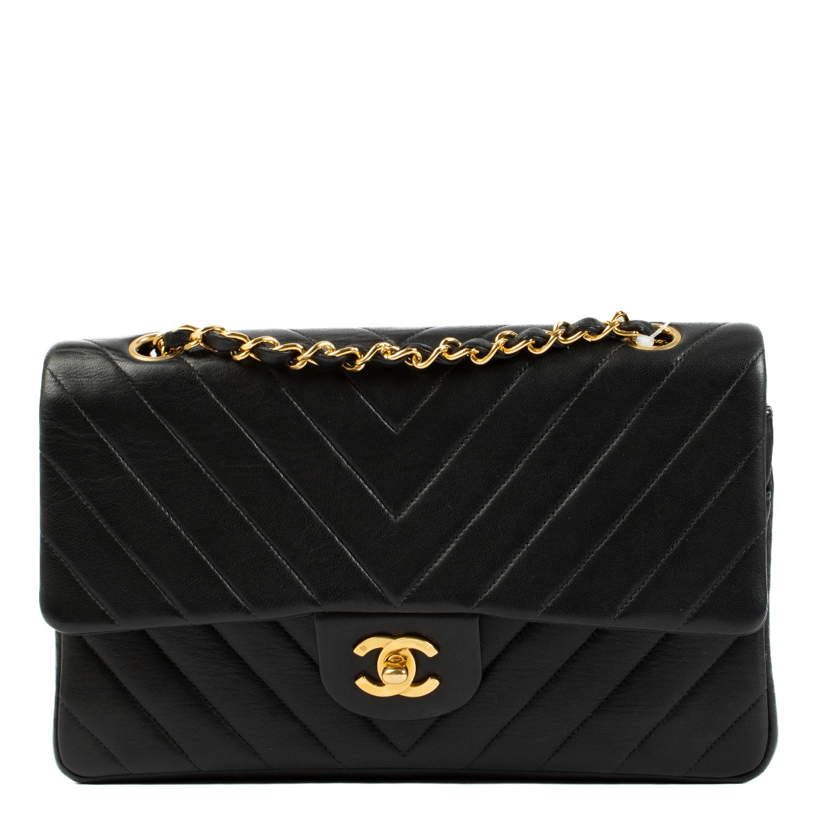 VINTAGE●CHANEL●フラップバッグ CHANEL シャネル ミニマトラッセ14 ハーフフラップ チェーン