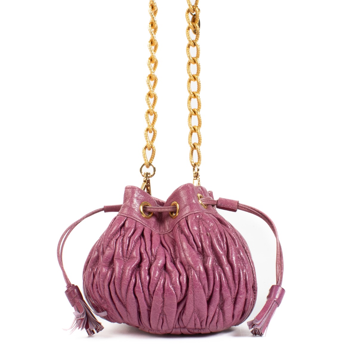 Miu Miu Purple Crossbody Bag ○ Labellov ○ Buy and Sell Authentic