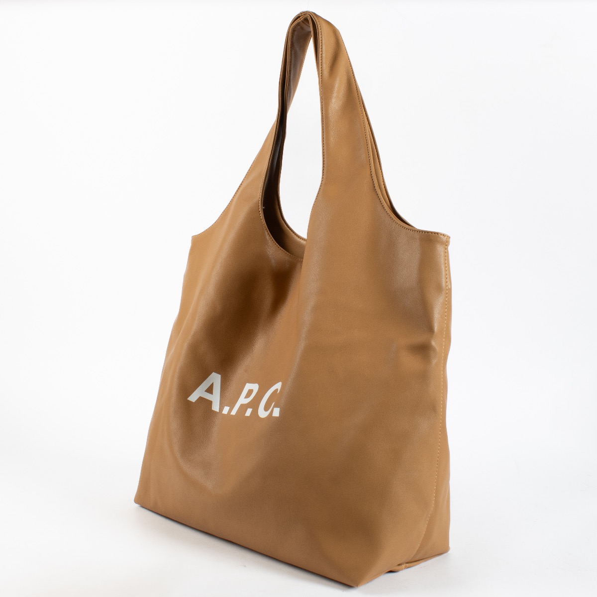 A.P.C. Camel Ninon Tote Bag ○ Labellov ○ Buy and Sell Authentic