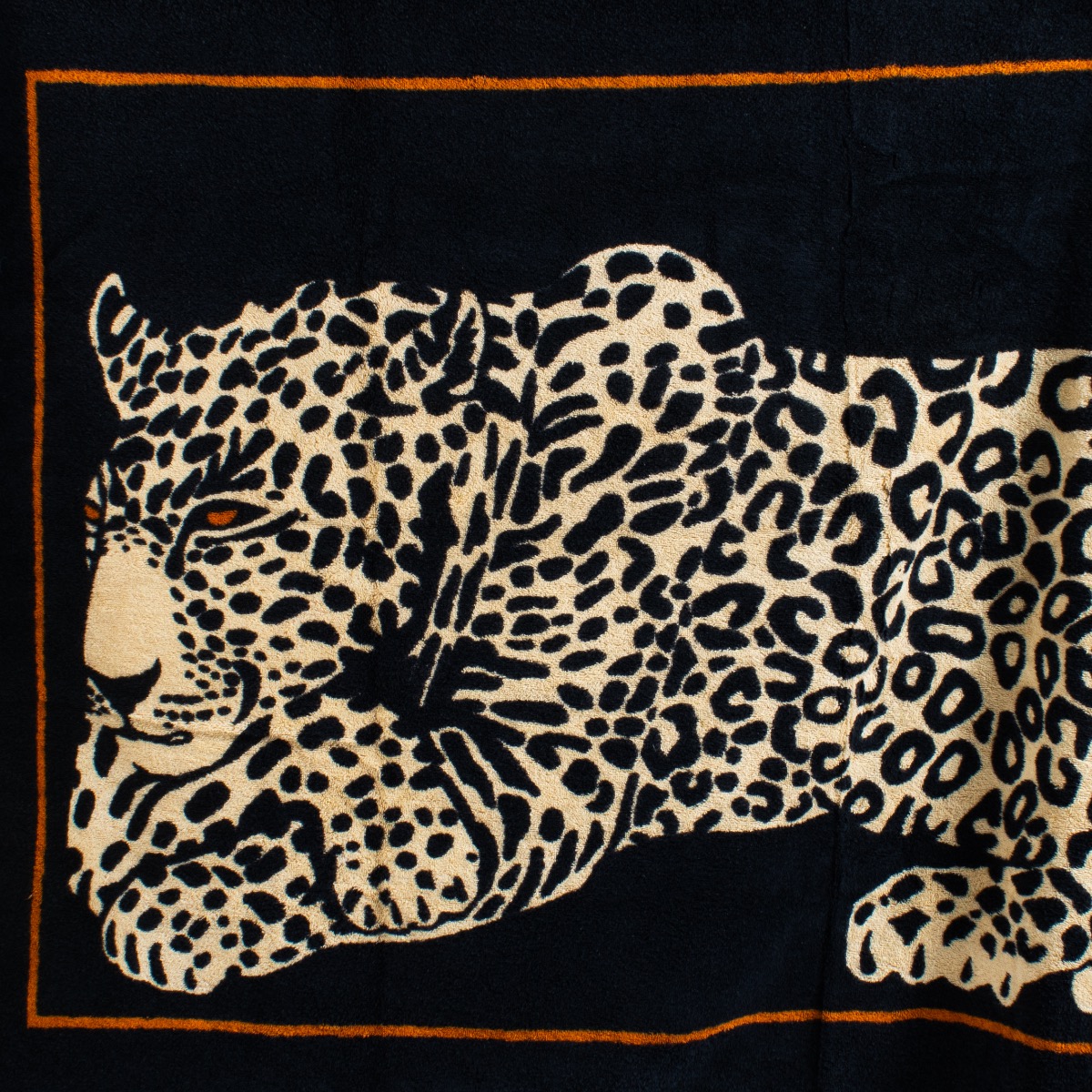 HERMES∽Tapis de plage LEOPARD2色ビーチタオル∽PARIS本店速達 ビーチタオル 《ヨッティング・ストライプ》 PM | Hermès