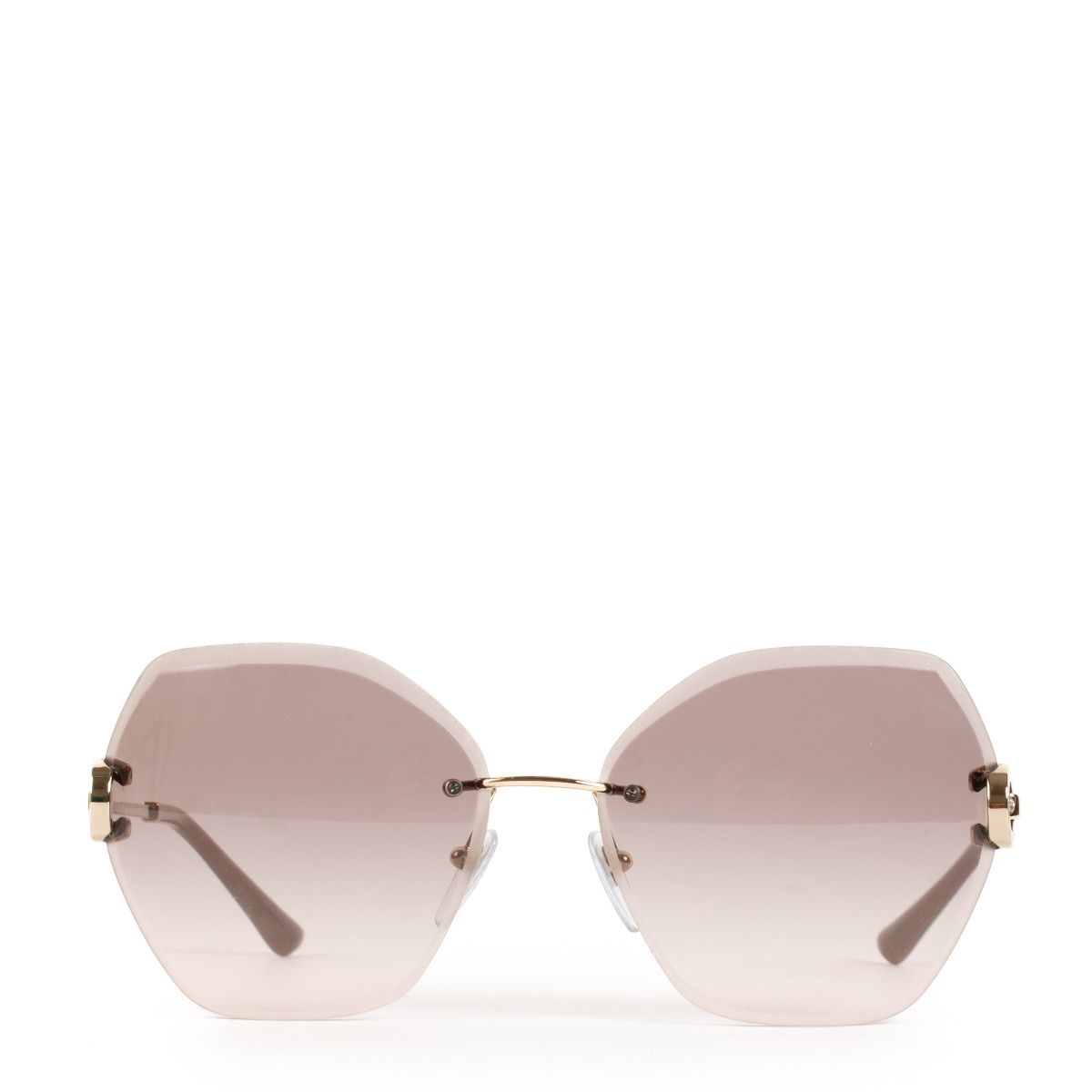 Bulgari Pink Frameless Sunglasses ○ Labellov ○ Buy and