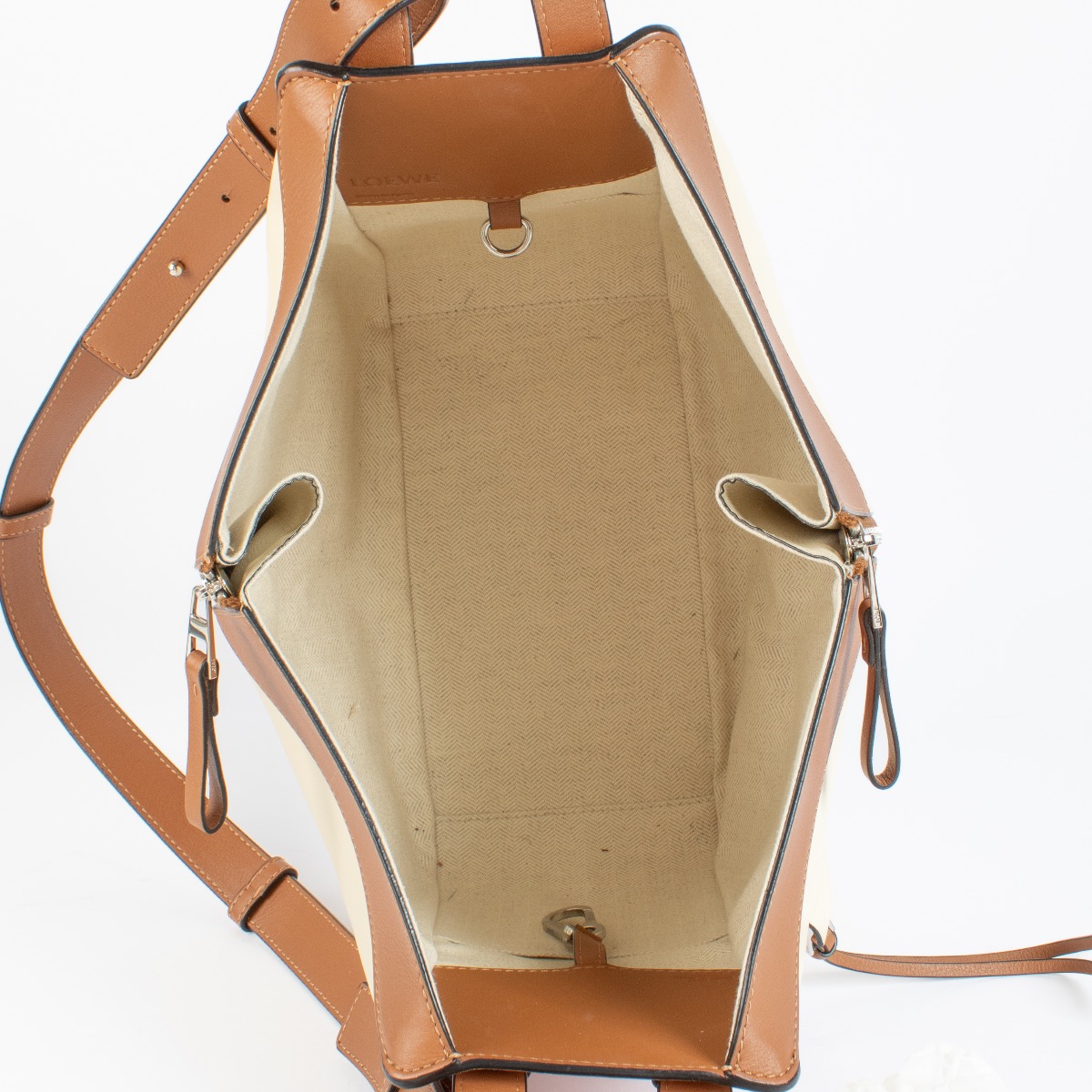 Loewe Pink Tri-Color Small Hammock Bag ○ Labellov ○ Buy and Sell