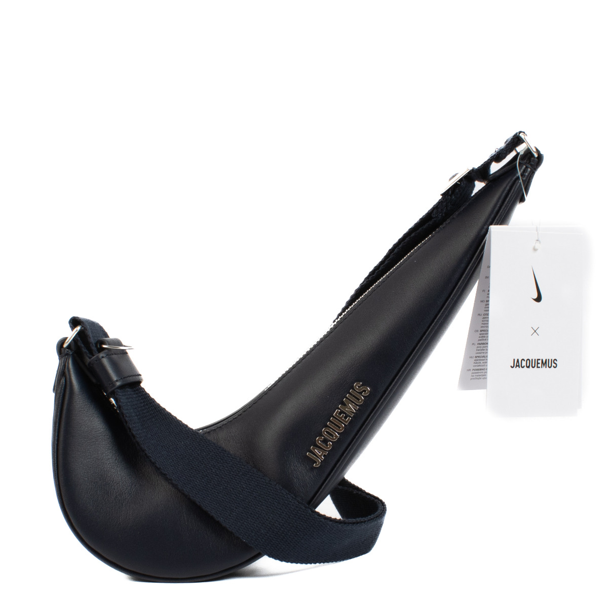 Jacquemus x Nike Navy Blue Le Swoosh Bag ○ Labellov ○ Buy