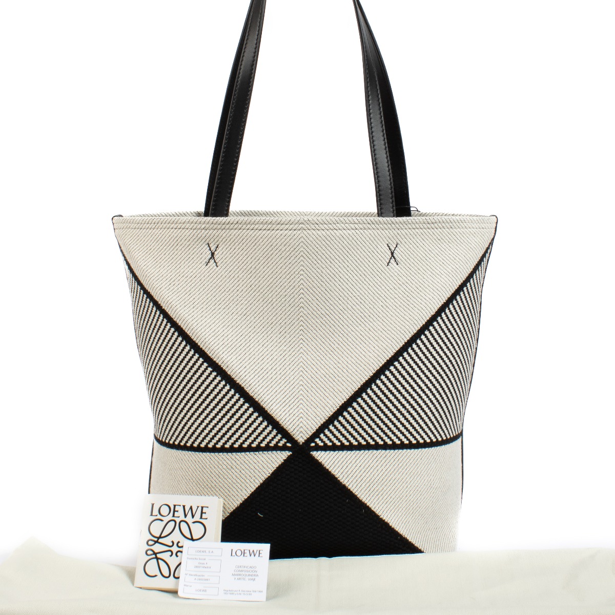 人気の雑貨がズラリ！ ll14471_loewe_black_and_white_ ハンドバッグ