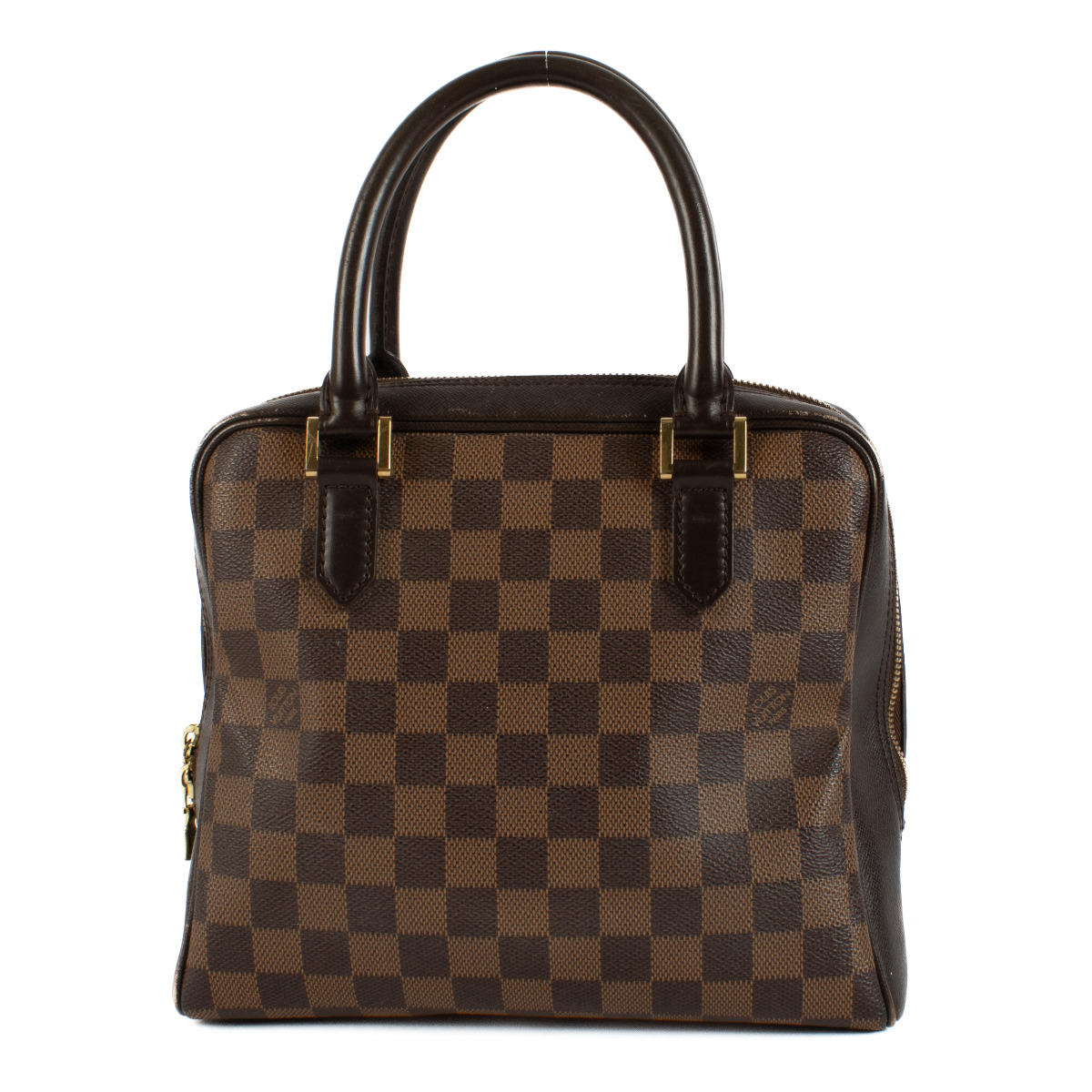 ルイヴィトン DAMIER BRERA ハンドバッグ ブラウン レザー LOUIS VUITTON BROWN DAMIER EBENE BRERA TOP HANDLE BAG | eBay