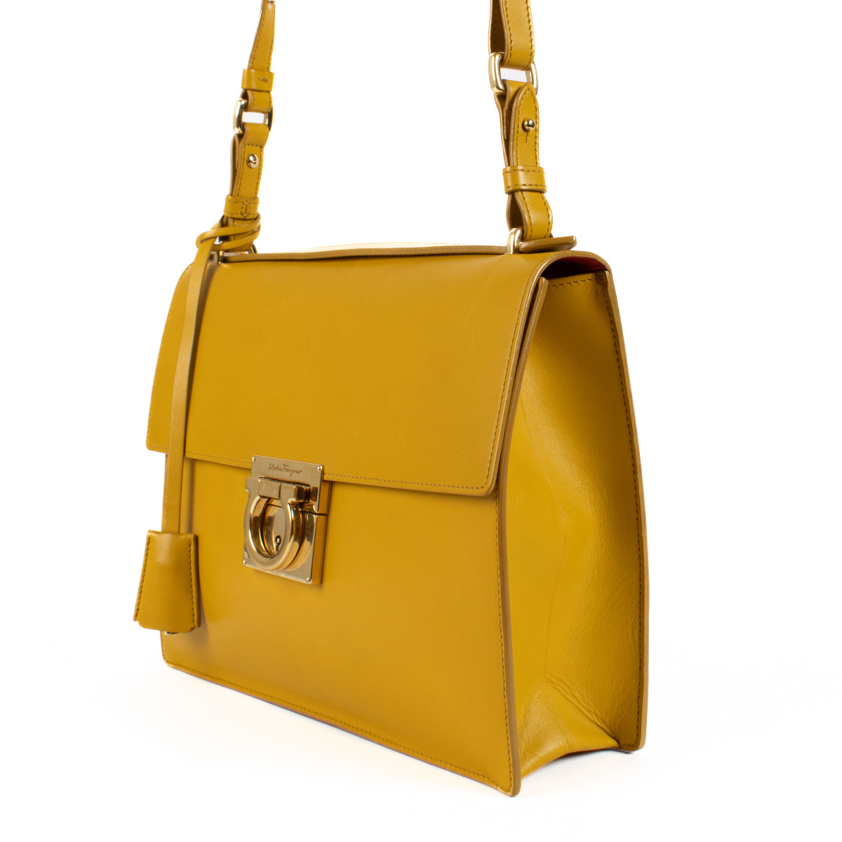 一番の贈り物 Salvatore Ferragamo Buy ○ Labellov ○ Bag Yellow Mustard ショルダーバッグ