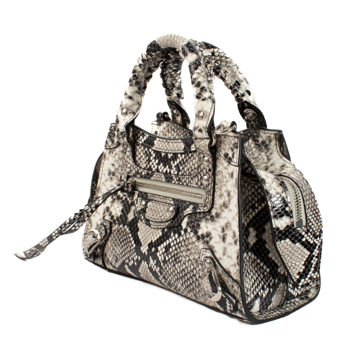 Balenciaga Python Embossed Neo Classic Mini Bag ○ Labellov