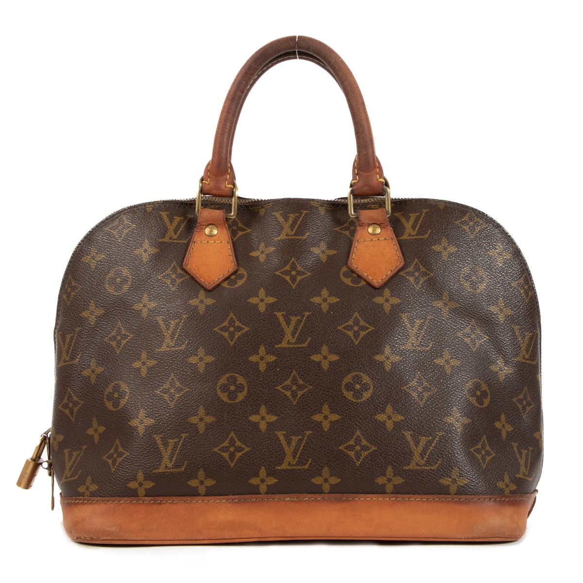 【希少】 LOUIS VUITTON LV Monogram Alma PM ハンドバッグ Louis Vuitton Monogram Canvas Alma PM Bag w/ Shoulder Strap