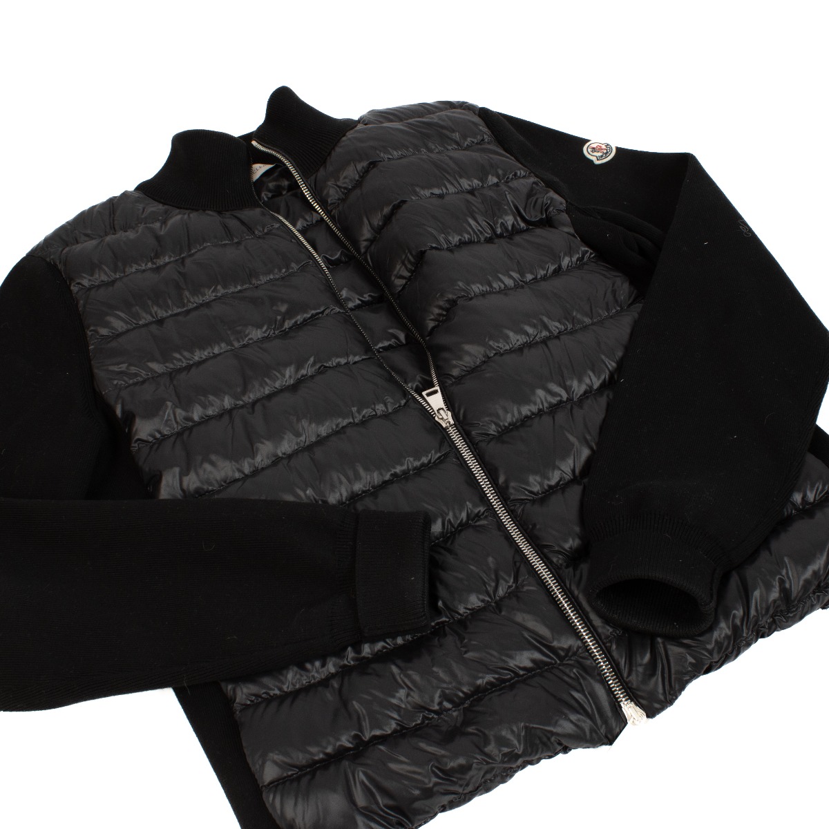 Moncler Black Padded Tricot Cardigan ○ Labellov ○ Buy and Moncler Black Padded Tricot Cardigan ○ Labellov ○ Buy and