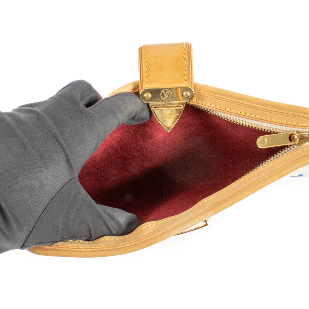 LOUIS VUITTON リボン付きミュール ピンク・イエロー 楽天市場】【中古】LOUIS VUITTON （ルイヴィトン） ﾓﾉｸﾞﾗﾑﾃﾞﾆﾑ