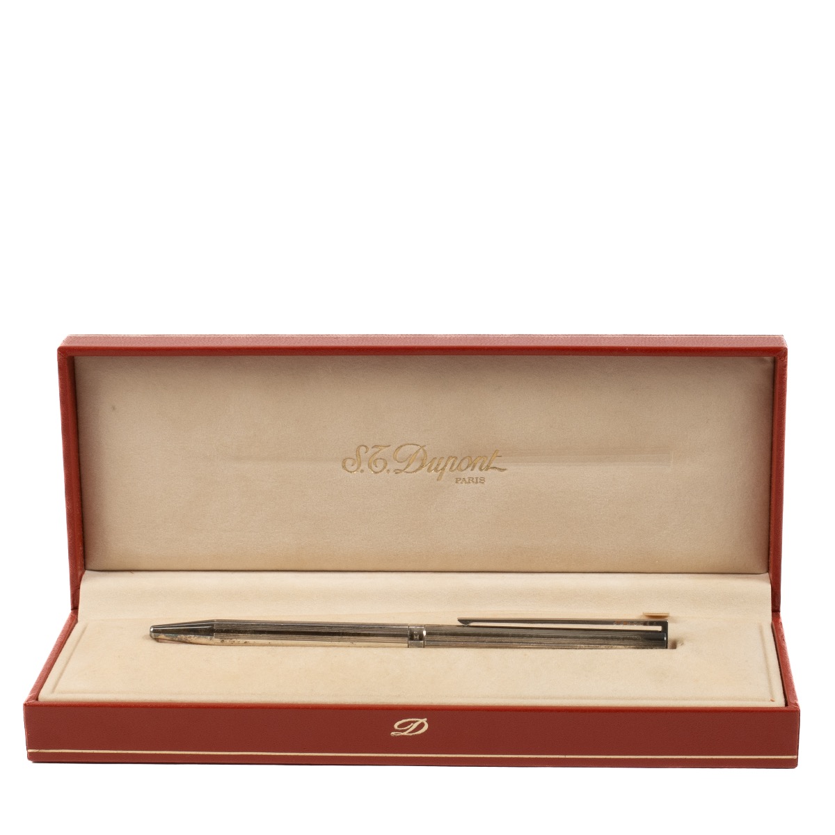 S.T. Dupont Classic Silver Ballpoint Pen ○ Labellov ○ Buy