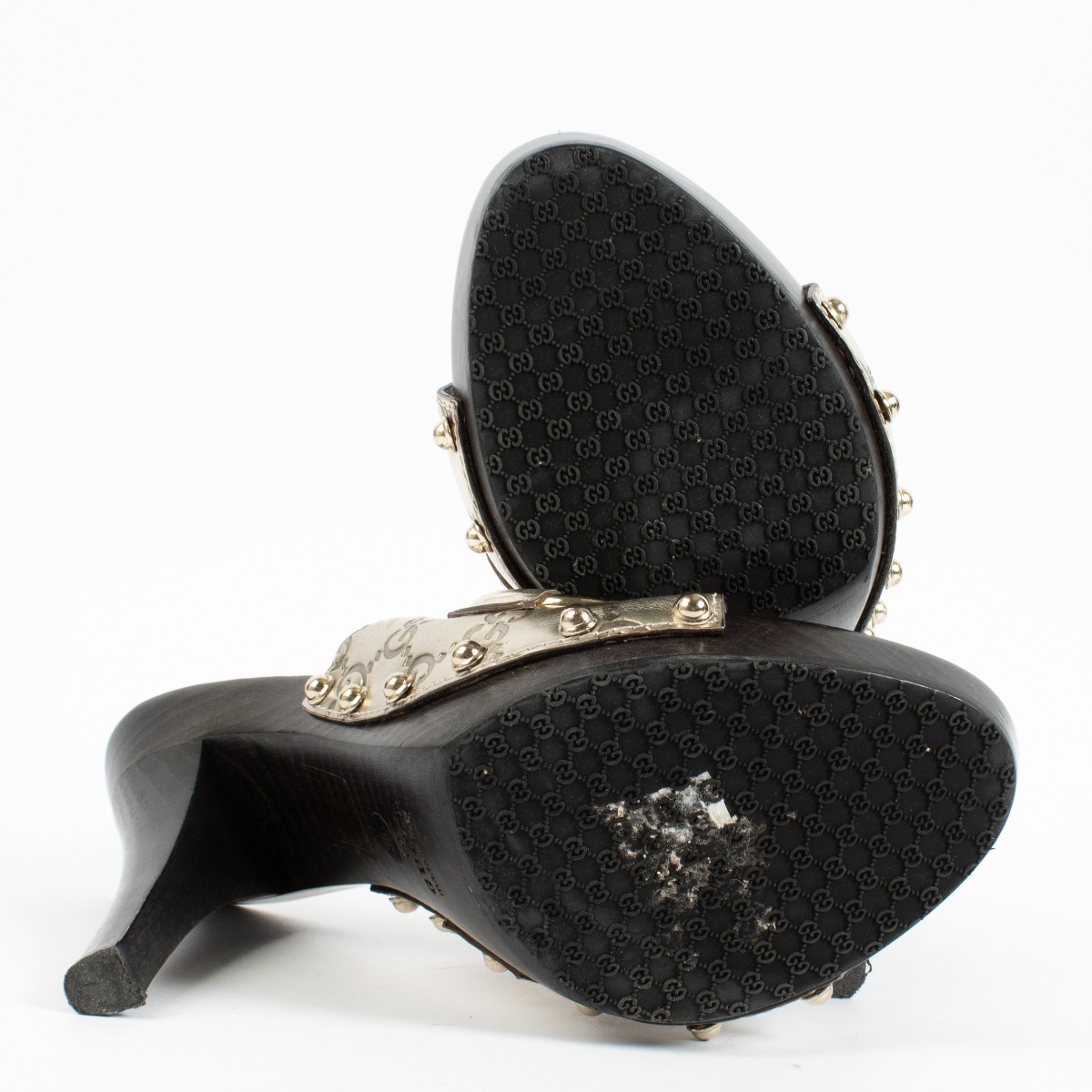 ⭐️ レア Gucci モノグラム ハイヒールミュール 36（23cm）
