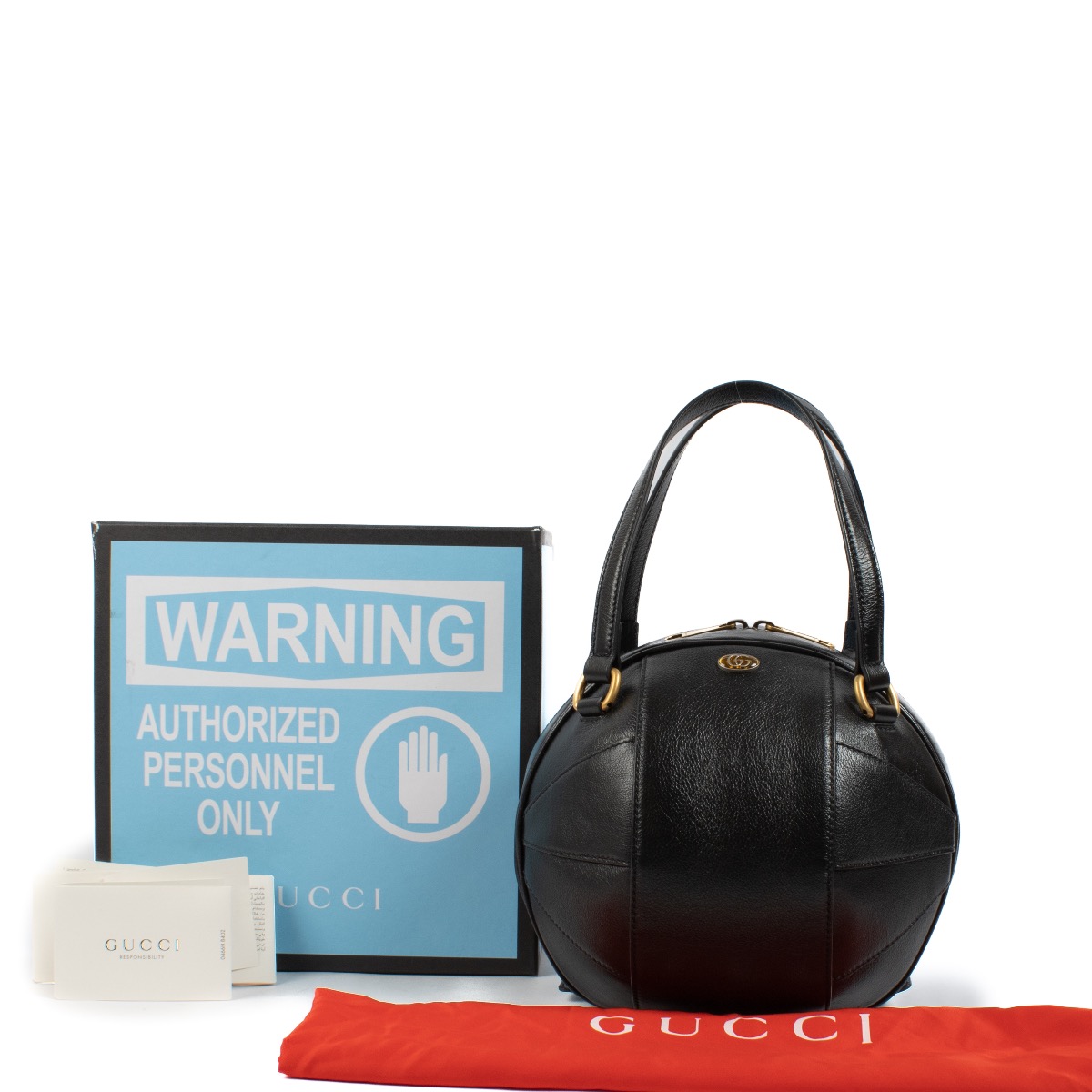 Gucci Black Piuma Lux Energy Tifosa Sphere Tote Bag Labellov Buy and Sell Authentic Luxury
