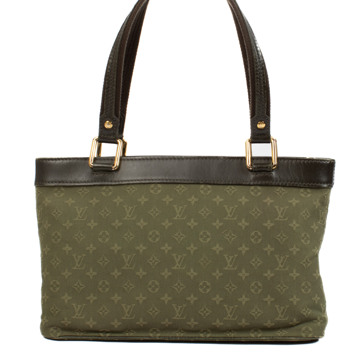Louis Vuitton Khaki Monogram Mini Lin Lucille PM Bag